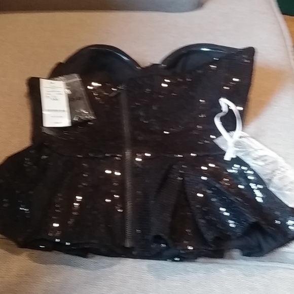 Sold Bebe Sequin Dress-Top. Like Now! - Picture 4 of 6